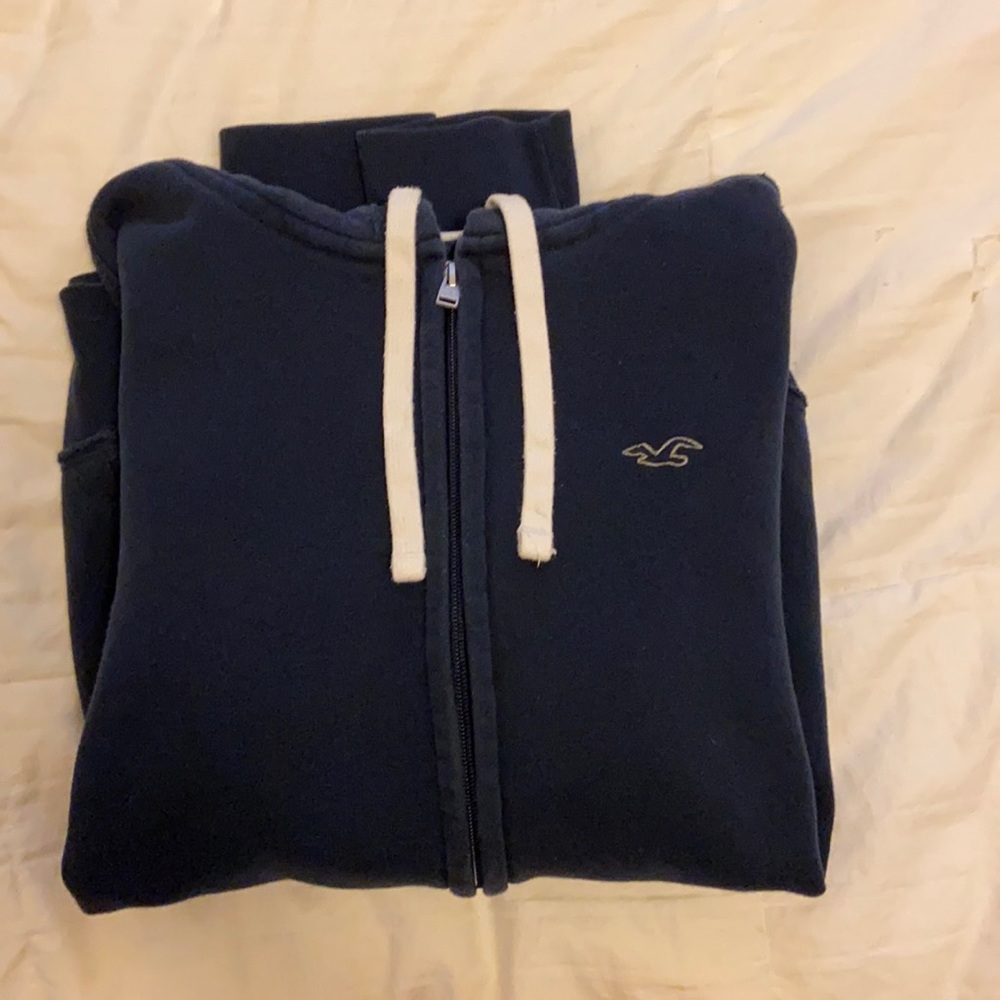 Fleece Lined Zip Through Hoodie